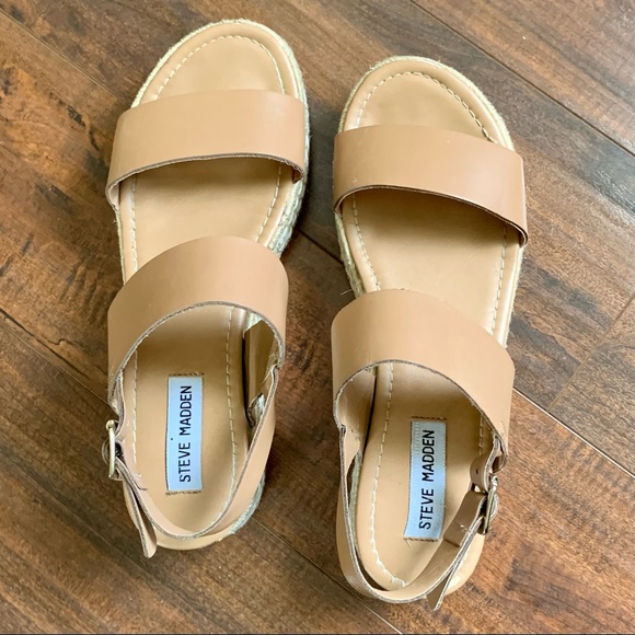 Steve Madden Shoes - Steve Madden Catia Espadrille Flatform Sandals SZ9